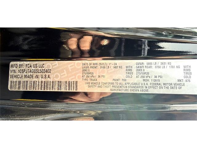 2025 Jeep Gladiator (CC-2064810) for sale in Carlisle, Pennsylvania