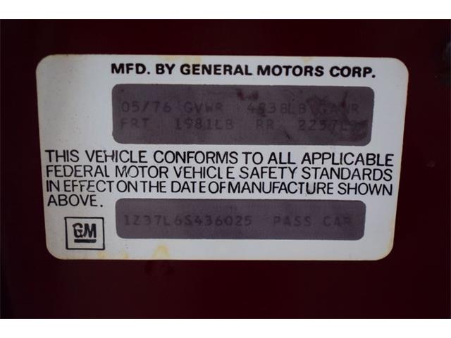 1976 Chevrolet Corvette (CC-2064927) for sale in Wayne, Michigan