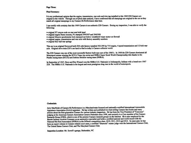 1969 Chevrolet Camaro (CC-2064931) for sale in Clifton Park, New York