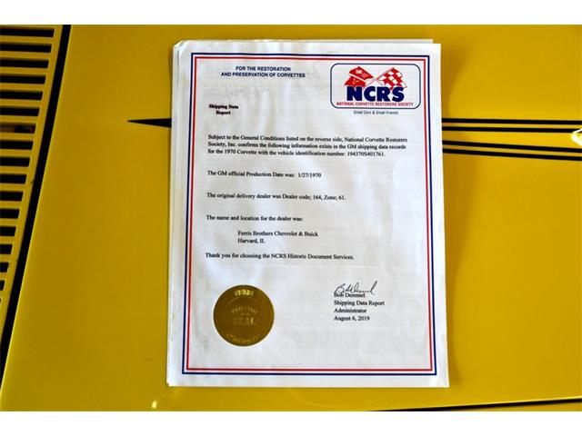 1970 Chevrolet Corvette (CC-2064964) for sale in Elyria, Ohio