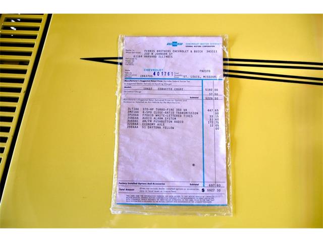 1970 Chevrolet Corvette (CC-2064964) for sale in Elyria, Ohio