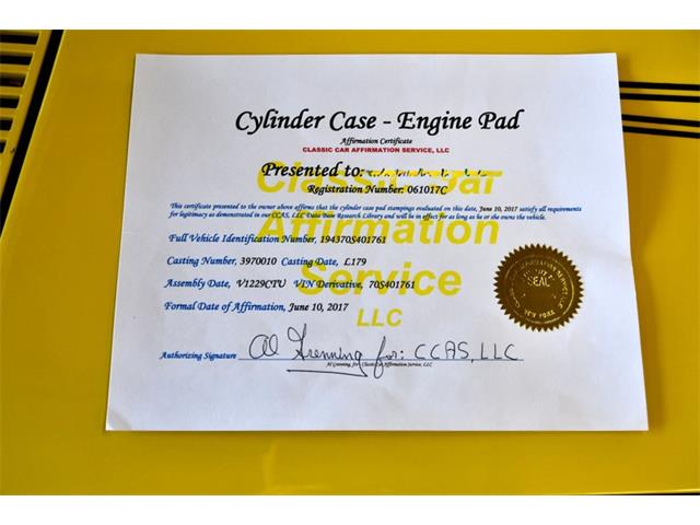 1970 Chevrolet Corvette (CC-2064964) for sale in Elyria, Ohio