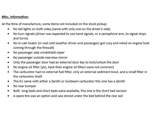 1941 International KB1 (CC-2065051) for sale in Littleton, Colorado