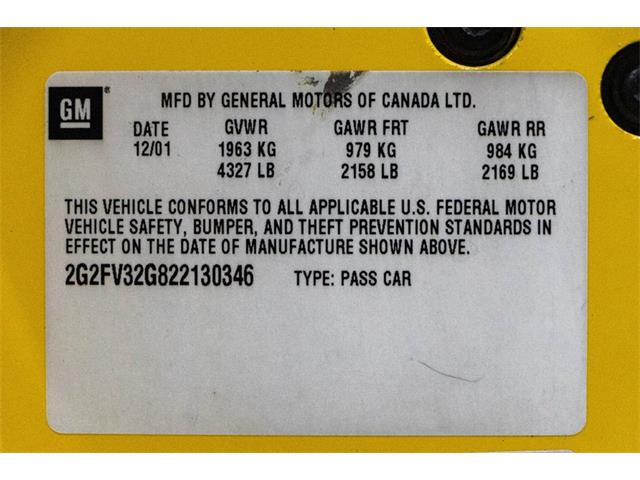 2002 Pontiac Firebird (CC-2065059) for sale in Kentwood, Michigan