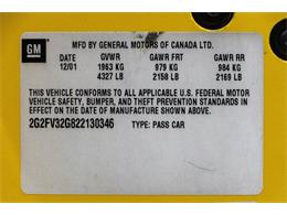 2002 Pontiac Firebird (CC-2065059) for sale in Kentwood, Michigan