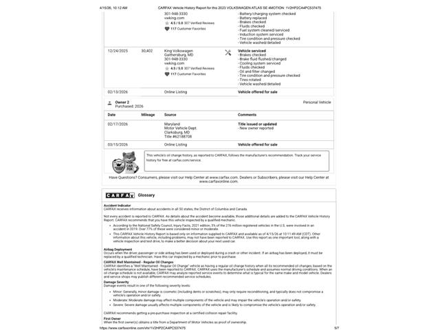 2023 Volkswagen Atlas (CC-2065189) for sale in Ramsey, Minnesota