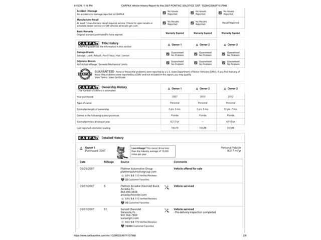 2007 Pontiac Solstice (CC-2065192) for sale in Ramsey, Minnesota
