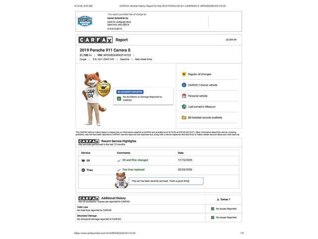 2019 Porsche 911 Carrera S (CC-2065337) for sale in St. Louis, Missouri