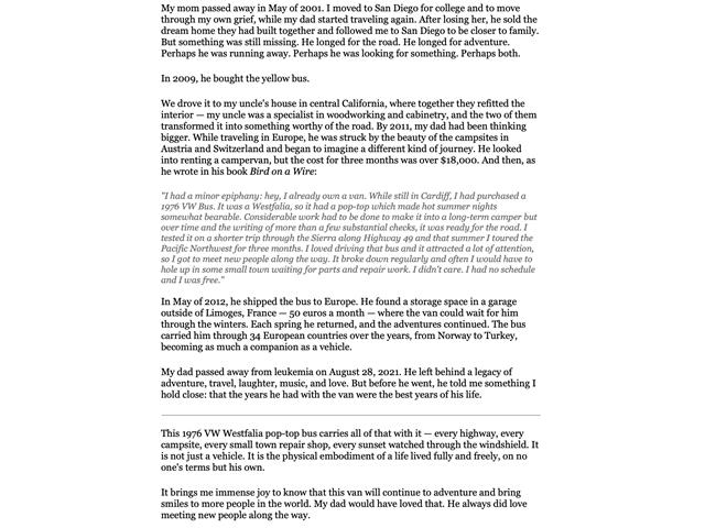 1976 Volkswagen Westfalia Camper (CC-2065348) for sale in Grass Valley, California