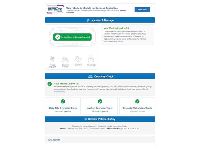 1993 GMC Suburban (CC-2065352) for sale in Denver , Colorado