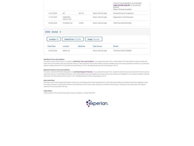 2016 Land Rover Range Rover (CC-2065358) for sale in Denver , Colorado