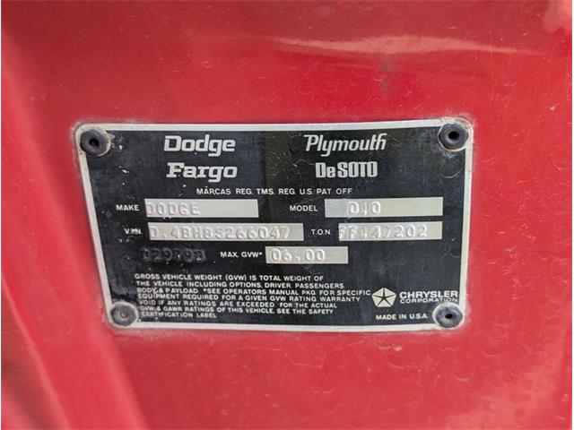 1978 Dodge D100 (CC-2065499) for sale in Carlisle, Pennsylvania