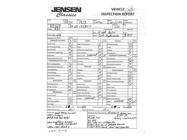 1955 Cadillac Series 62 (CC-2065614) for sale in Sioux City, Iowa