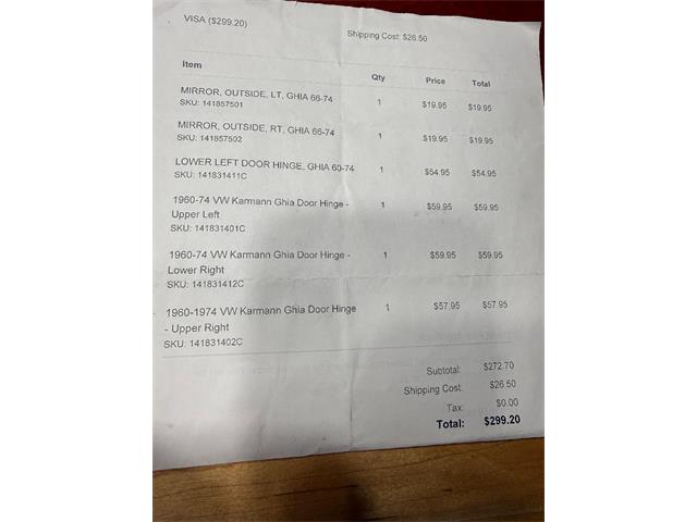 1967 Volkswagen Karmann Ghia (CC-2065701) for sale in Hastings, Nebraska