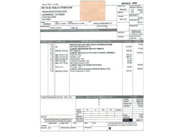 2002 Porsche 996 (CC-2065740) for sale in Beverly Hills, California
