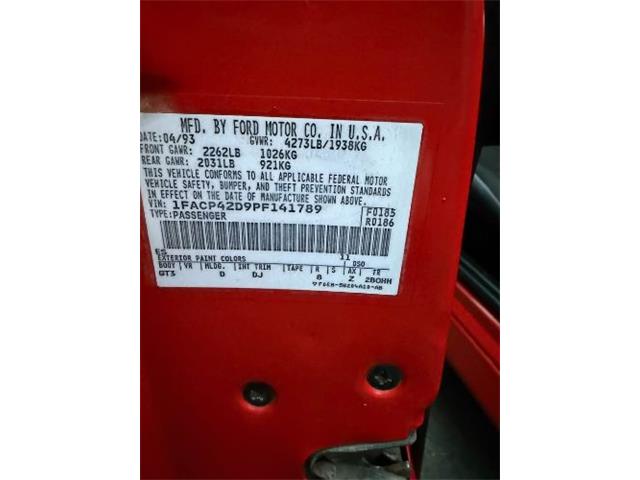 1993 Ford Mustang (CC-2065773) for sale in Cadillac, Michigan