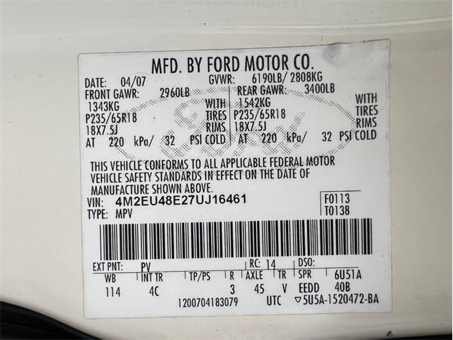 2007 Mercury Mountaineer (CC-2065777) for sale in Carlisle, Pennsylvania