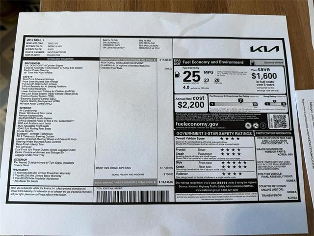 2012 Kia Soul (CC-2065825) for sale in Reading, Pennsylvania