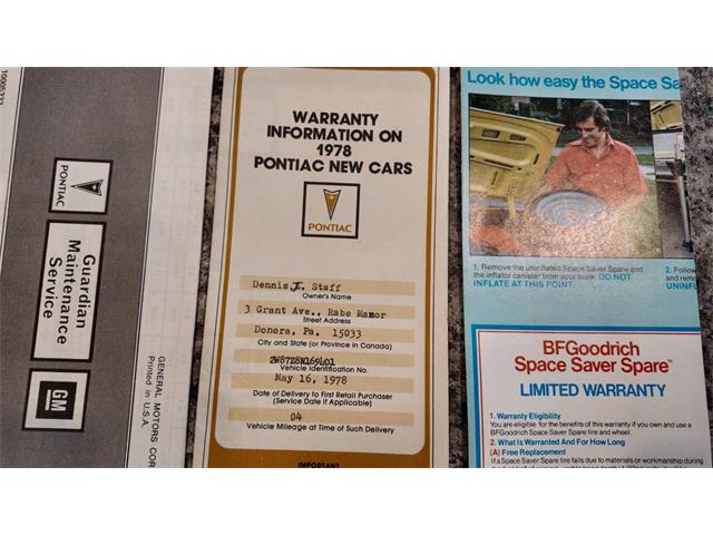 1978 Pontiac Firebird Trans Am (CC-2065839) for sale in Sioux Falls, South Dakota