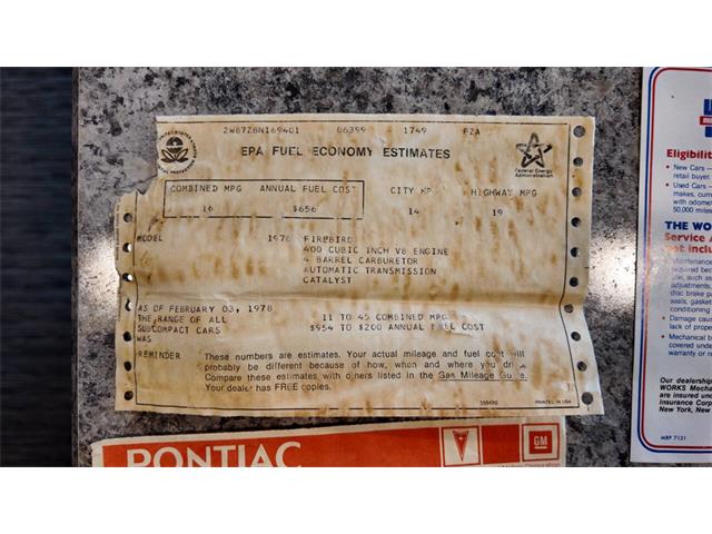 1978 Pontiac Firebird Trans Am (CC-2065839) for sale in Sioux Falls, South Dakota