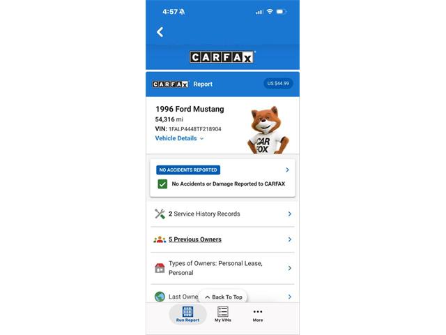 1996 Ford Mustang (CC-2066020) for sale in Effingham, Illinois