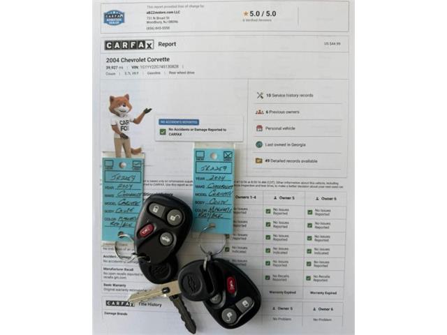 2004 Chevrolet Corvette (CC-2066029) for sale in Woodbury, New Jersey