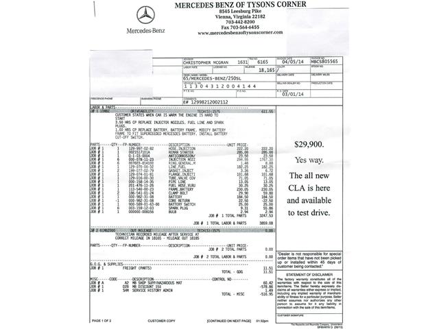 1968 Mercedes-Benz 250SL (CC-2066048) for sale in Beverly Hills, California