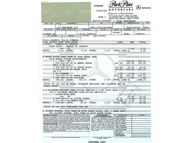 1966 Mercedes-Benz 230SL (CC-2066050) for sale in Beverly Hills, California