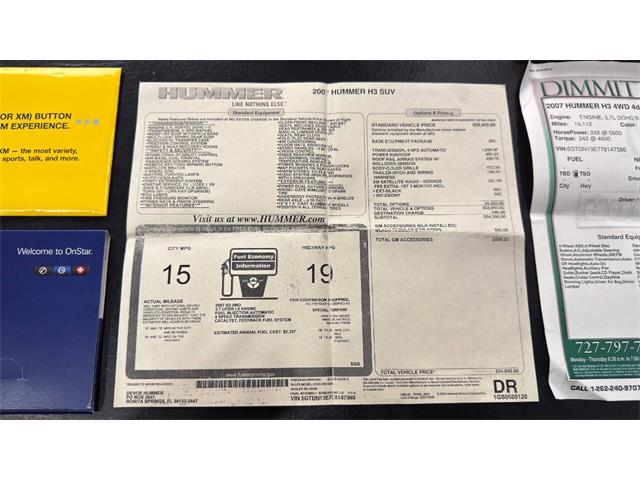 2007 Hummer H3 (CC-2066076) for sale in Clearwater, Florida