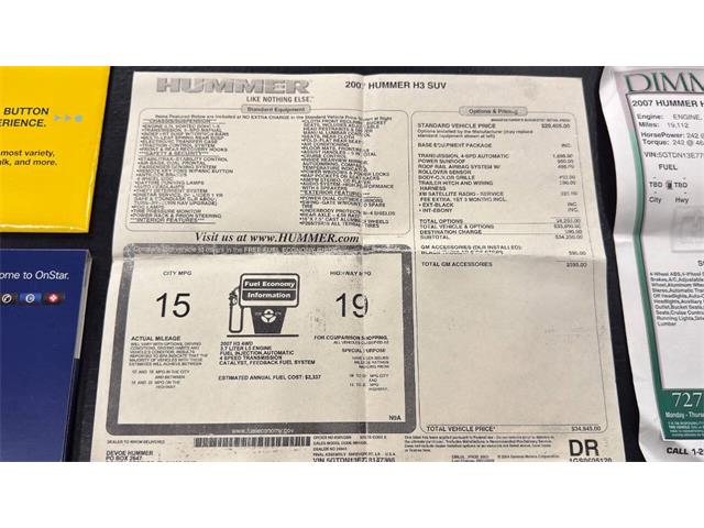 2007 Hummer H3 (CC-2066076) for sale in Clearwater, Florida