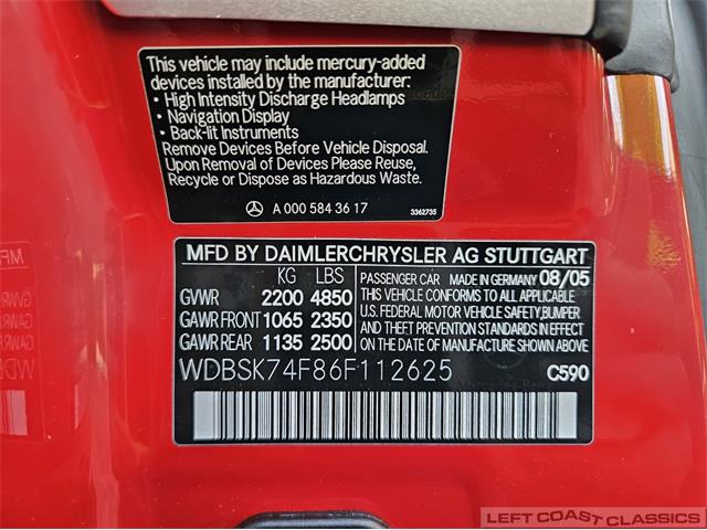 2006 Mercedes-Benz SL55 AMG (CC-2066278) for sale in Sonoma, California