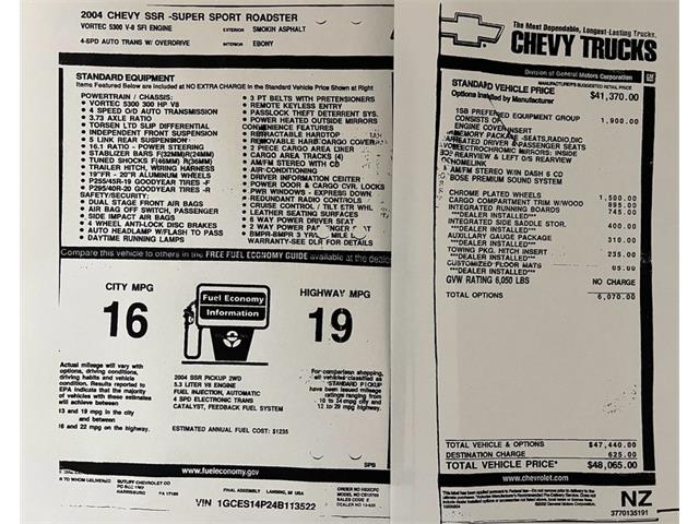 2004 Chevrolet SSR (CC-2066294) for sale in Morgantown, Pennsylvania