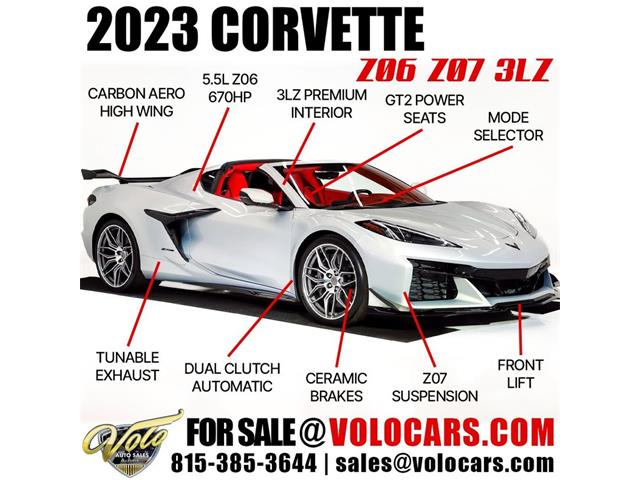 2023 Chevrolet Corvette (CC-2066307) for sale in Volo, Illinois