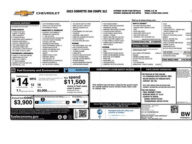 2023 Chevrolet Corvette (CC-2066307) for sale in Volo, Illinois