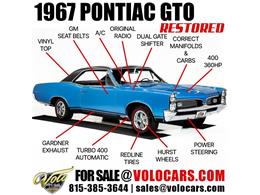 1967 Pontiac GTO (CC-2066310) for sale in Volo, Illinois