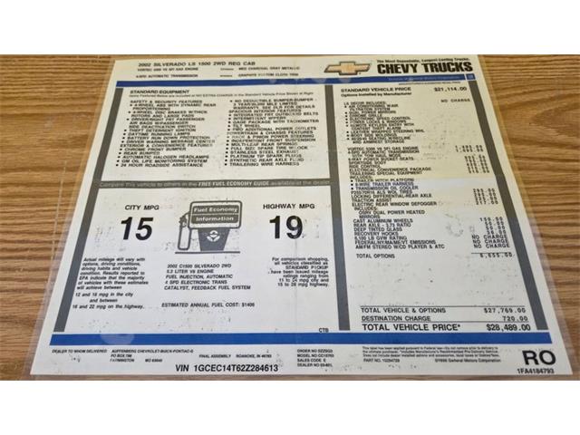 2002 Chevrolet Silverado 1500 (CC-2066317) for sale in Mankato, Minnesota