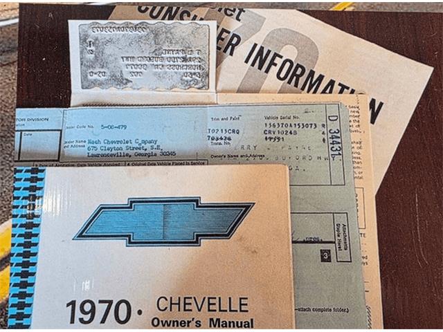 1970 Chevrolet Chevelle (CC-2066325) for sale in Carlisle, Pennsylvania