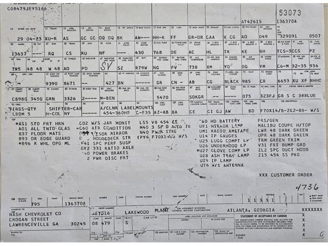 1970 Chevrolet Chevelle (CC-2066325) for sale in Carlisle, Pennsylvania