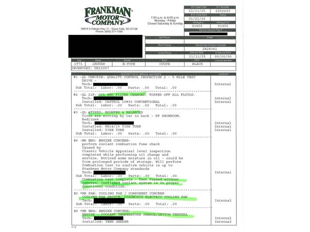 1971 Jaguar E-Type (CC-2066358) for sale in Sioux Falls, South Dakota