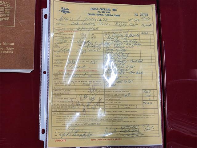 1978 Cadillac Sedan DeVille (CC-2066449) for sale in Canton, Ohio