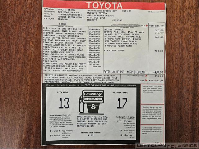 1992 Toyota Truck (CC-2066489) for sale in Sonoma, California
