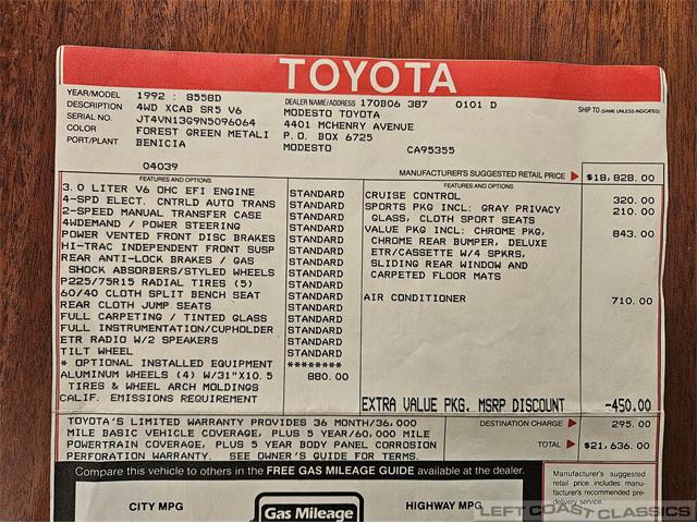 1992 Toyota Truck (CC-2066489) for sale in Sonoma, California
