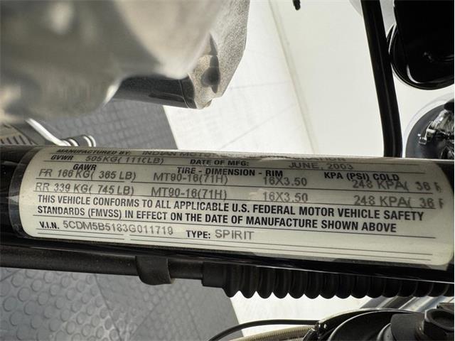 2003 Indian Spirit (CC-2066495) for sale in Morgantown, Pennsylvania