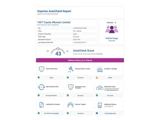 1997 Toyota 4Runner (CC-2066496) for sale in Denver , Colorado