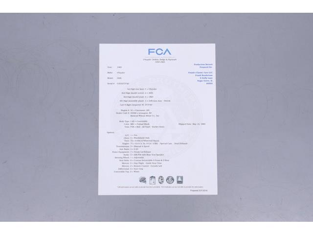 1965 Chrysler 300L (CC-2066520) for sale in Christiansburg, Virginia