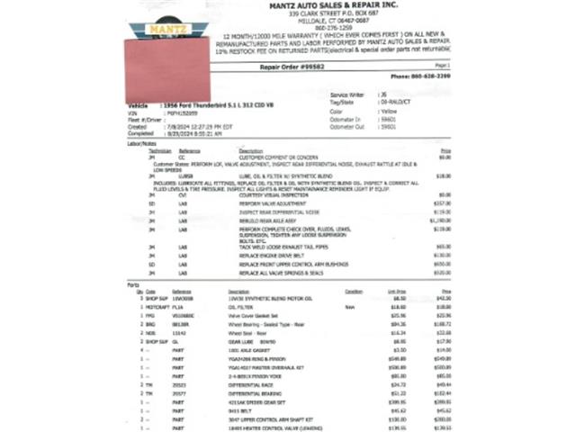 1956 Ford Thunderbird (CC-2066528) for sale in Beverly Hills, California