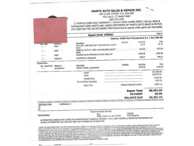 1956 Ford Thunderbird (CC-2066528) for sale in Beverly Hills, California