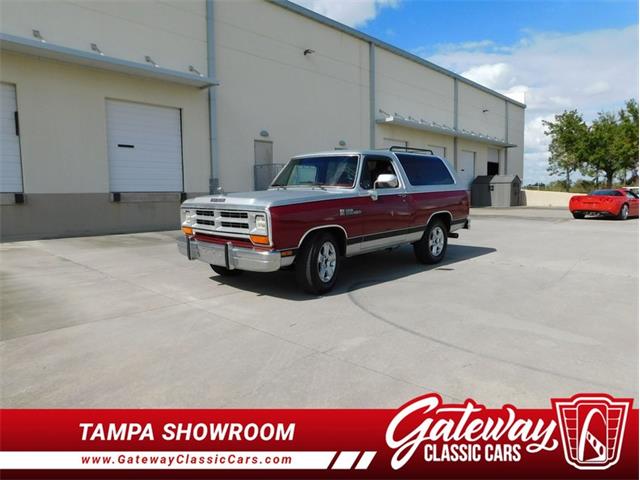 1988 Dodge Ramcharger (CC-2066553) for sale in Ruskin, Florida