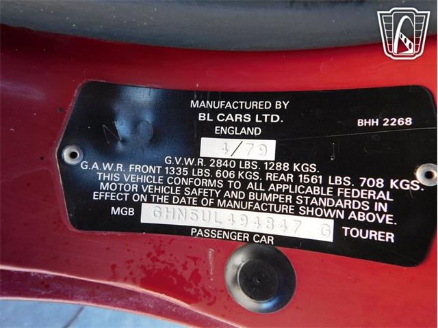 1979 MG MGB (CC-2066563) for sale in Ruskin, Florida