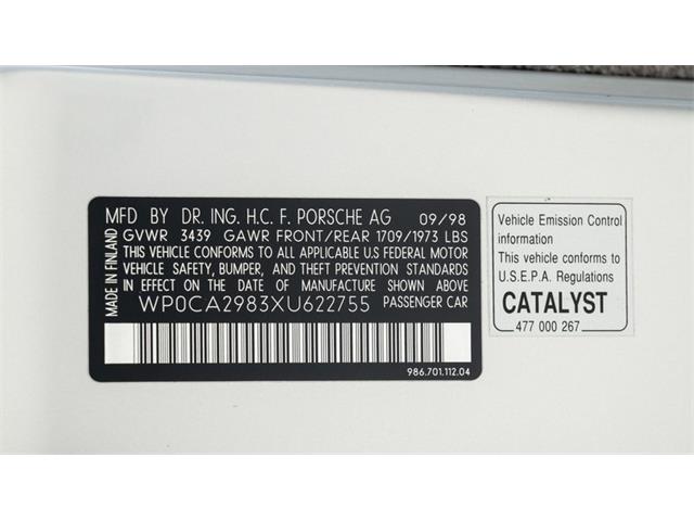 1999 Porsche Boxster (CC-2066665) for sale in Costa Mesa, California